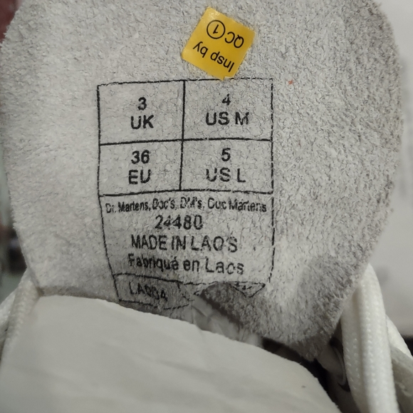 NWOT Dr. Martens 1460 Pascal Mono Leather Lace Up Boots - Picture 13 of 13